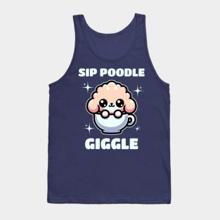 Sip Poodle Gigle Tank Top